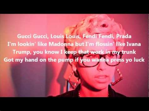 fendi prada gucci lyrics|kreayshawn songs.